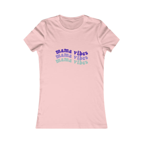 CHILL STITCH – Women’s Bella Canvas – Mama T-shirt – Mama Vibes Wave