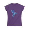 Boho Bohemian Women’s Softstyle Tee T-shirt | Mandala Hummingbird