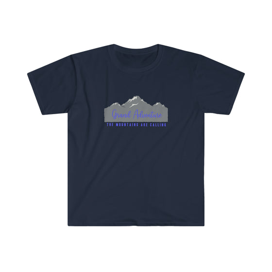 CHILL STITCH – Outdoor Camping Life - Unisex Softstyle T-Shirt – Grand Adventure Mountains