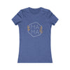 CHILL STITCH – Women’s Bella Canvas – Mama T-shirt – Mama Leaves Hexagonal