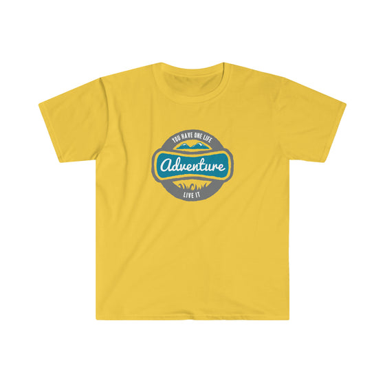 CHILL STITCH – Outdoor Camping Life - Unisex Softstyle T-Shirt – Adventure One Life Live It