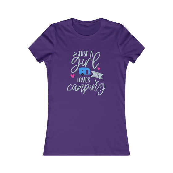 CHILL STITCH – Women’s Bella Canvas -T-shirt – Girl Loves Camping