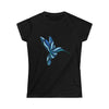 Boho Bohemian Women’s Softstyle Tee T-shirt | Mandala Hummingbird