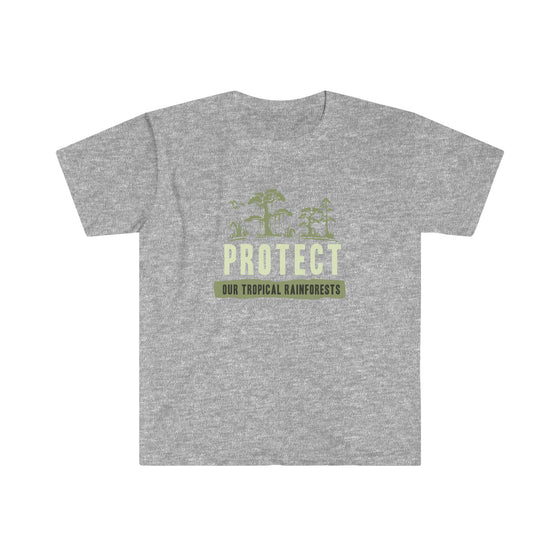 CHILL STITCH – Outdoor Camping Life - Unisex Softstyle T-Shirt – Protect Rainforests