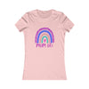 CHILL STITCH – Women’s Bella Canvas – Mom T-shirt –Mom Life Rainbow