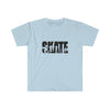 CHILL STITCH – Sporting Name Athlete Silhouettes - Unisex Soft Style T-Shirt – Skate Skateboarding