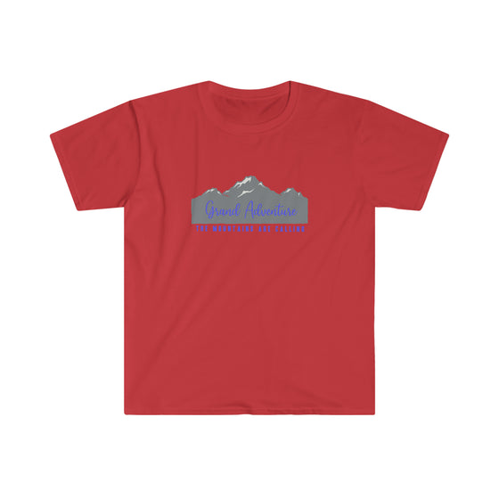 CHILL STITCH – Outdoor Camping Life - Unisex Softstyle T-Shirt – Grand Adventure Mountains