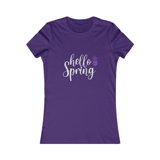 CHILL STITCH – Women’s Bella Canvas -T-shirt – Hello Spring Tee