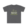 CHILL STITCH – Outdoor Camping Life - Unisex Softstyle T-Shirt – Protect Rainforests