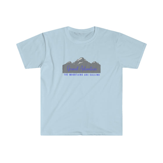 CHILL STITCH – Outdoor Camping Life - Unisex Softstyle T-Shirt – Grand Adventure Mountains