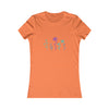 CHILL STITCH – Women’s Bella Canvas -T-shirt –  Flower Row