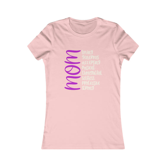 CHILL STITCH – Women’s Bella Canvas – Mom T-shirt – Mom List Loved