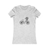 CHILL STITCH – Women’s Bella Canvas -T-shirt – Bicycle Wildflowers