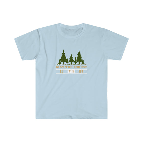 CHILL STITCH – Outdoor Life - Unisex Softstyle T-Shirt – May The Forest Be With You